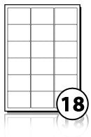 White Matt Labels (63.5mm x 46.6mm)