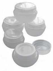 Natural 10ml Cosmetic Jars with Shive & Lid