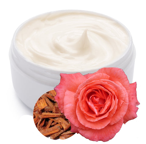 Organic Rose & Sandalwood Hand & Body Cream Base