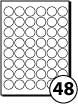 Clear Gloss Polyester Circular Labels (30mm)