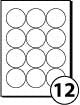 Clear Gloss Polyester Circular Labels (60mm)