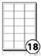 White Semi Gloss Labels (63.5mm x 46.6mm)