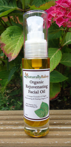 Organic Rejuvenating Facial Treatment Oil